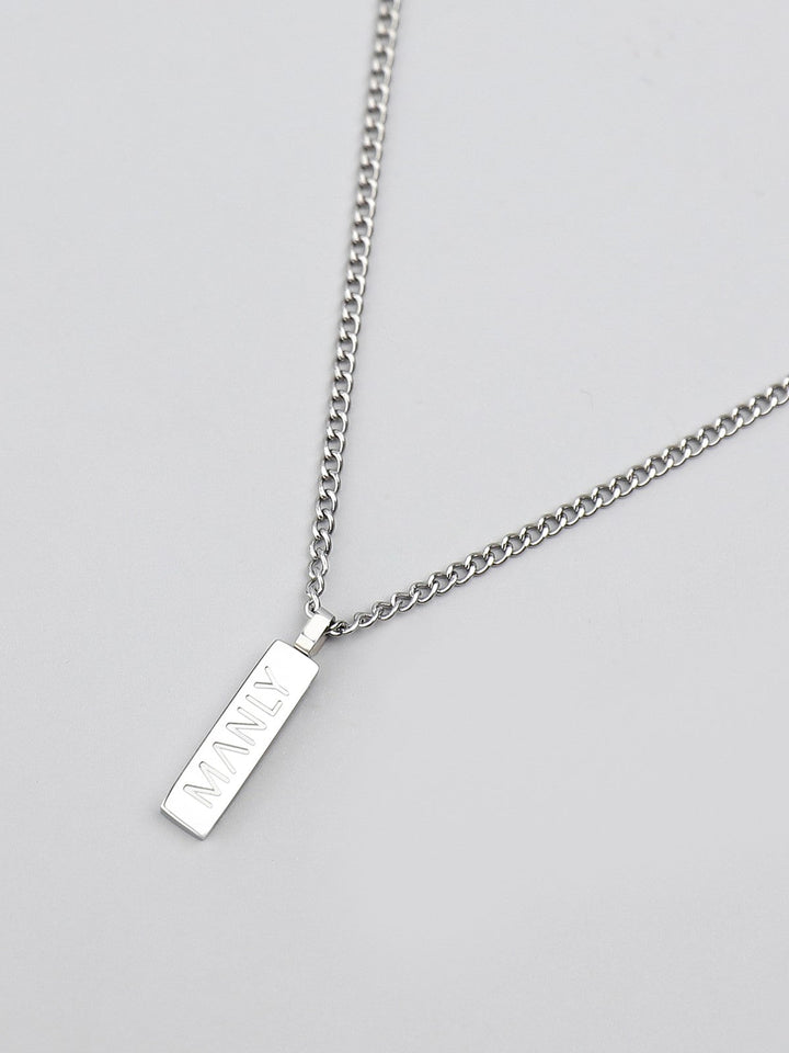 Minimal Pendant Necklace - Manly Prime