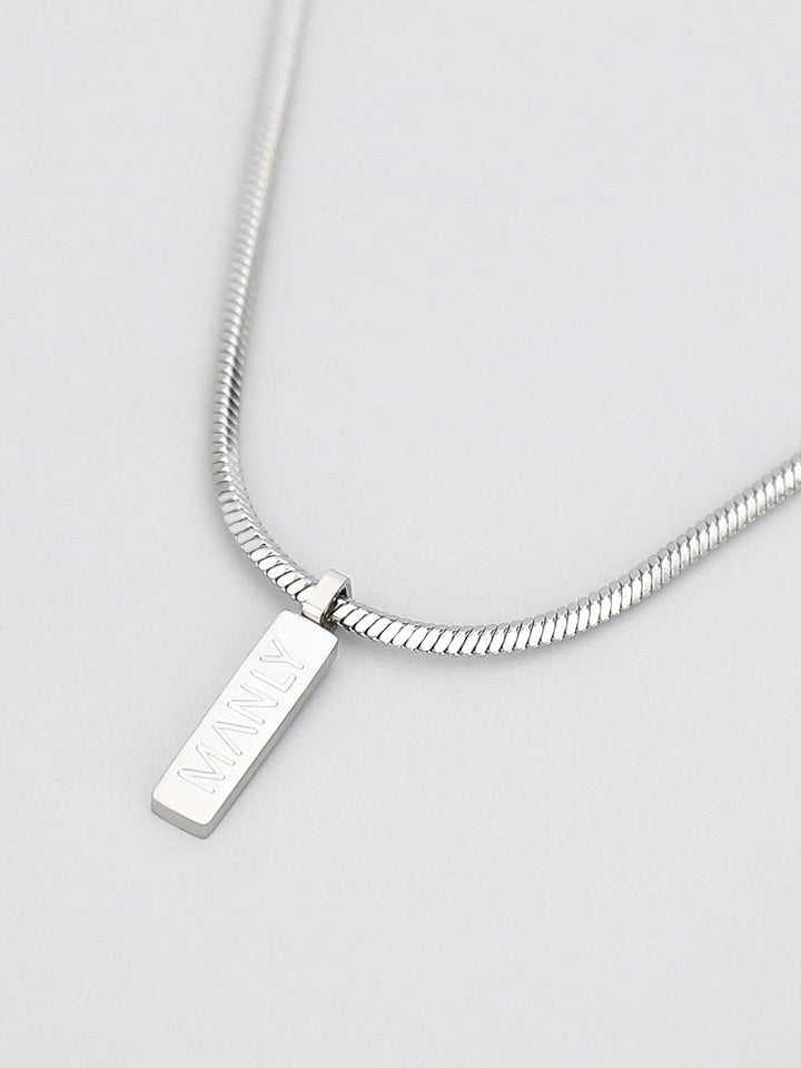 Square Pendant Necklace - Manly Prime